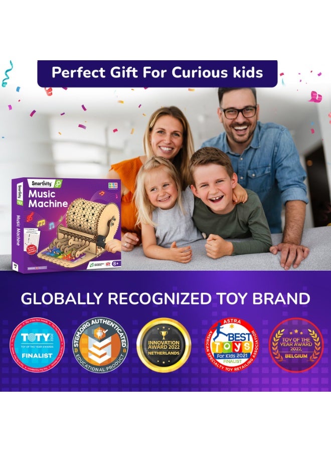 سمارتيفيتي لعبة سمارتيفيتي الموسيقية للأطفال من عمر ٨ إلى ١٤ سنة | اصنع موسيقاك الخاصة مع ٧ أغاني مُعدة مسبقًا - مثل أغنية "أجراس العيد" و"عيد ميلاد سعيد" وغيرها | هدية مثالية لأعياد الميلاد والكريسماس للبنات والأولاد - Image 5